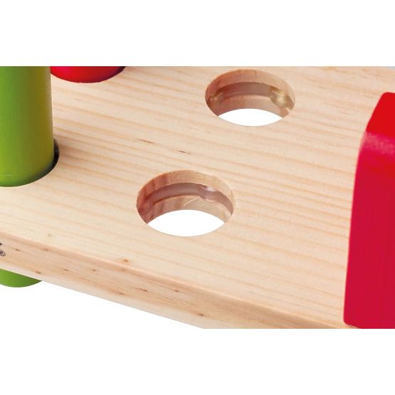 Woody zatĺkačka s kolíkmi na zatĺkanie