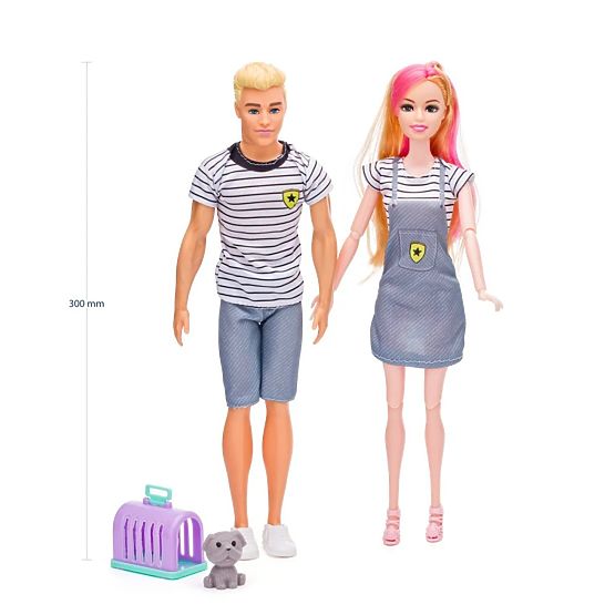 Woodyland Moderná rodinka bábiky so zvieratami