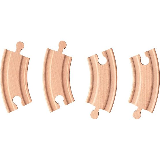 Zákruty koľajníc - krátke koľaje 4 kusy