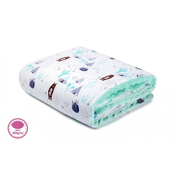 Zateplená detská deka - divoký západ