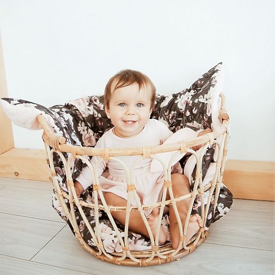 Zateplená detská deka Nočná kvety