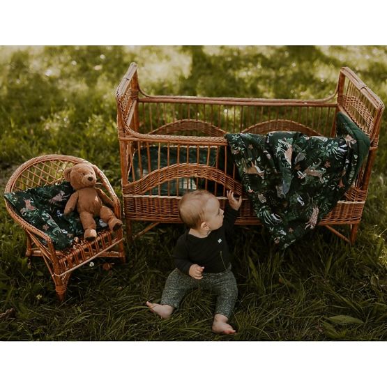 Zateplená detská deka Život v lese