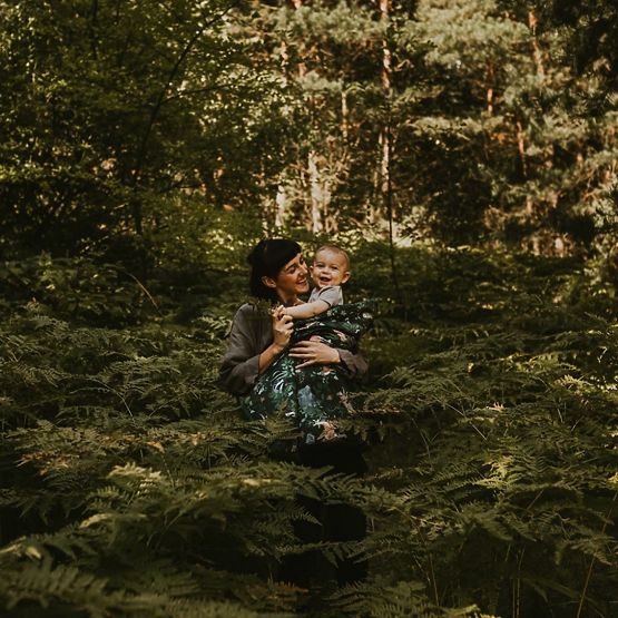 Zateplená detská deka Život v lese