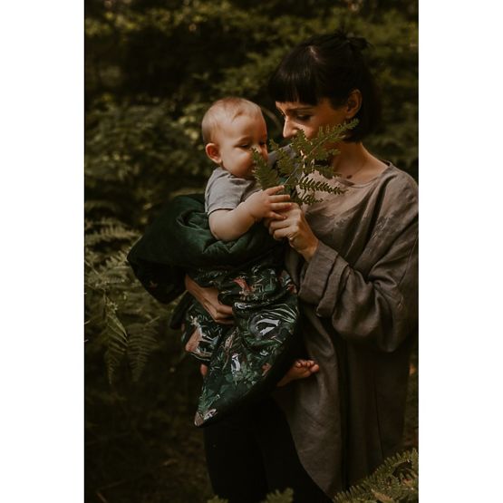 Zateplená detská deka Život v lese