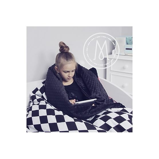 Zateplená veľká deka / paplón Štvorce