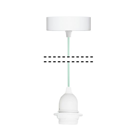 Závesný kábel s objímkou - 100 cm