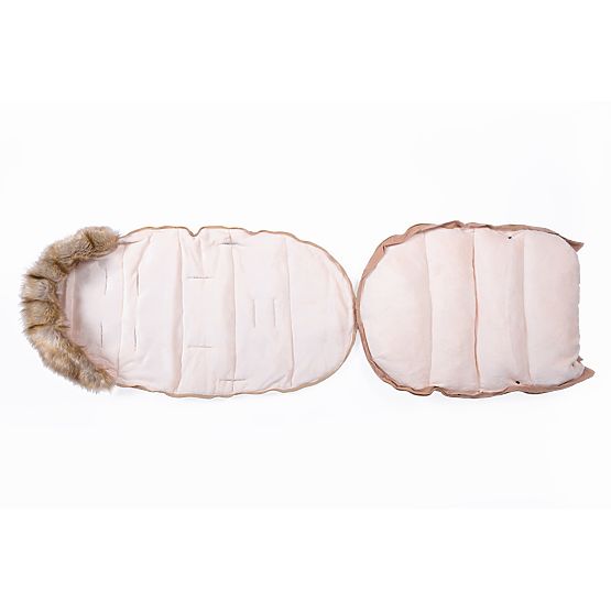 Zimný fusak do kočíka Mouse - béžový