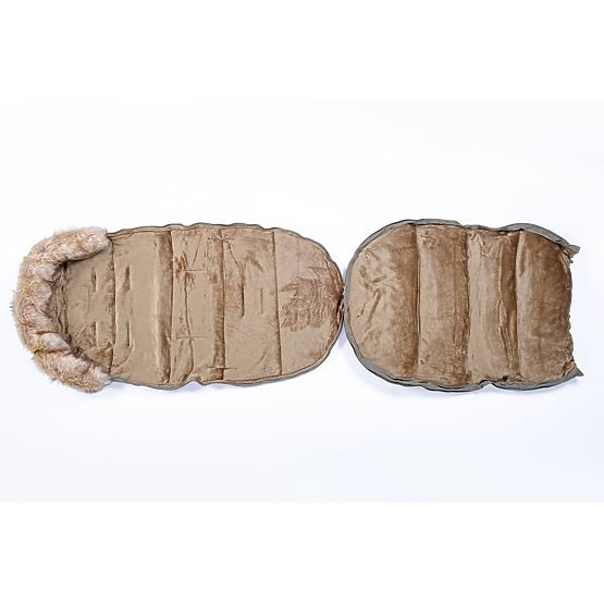Zimný fusak do kočíka Mouse - khaki