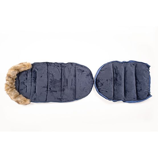 Zimný fusak do kočíka Mouse - tmavomodrý