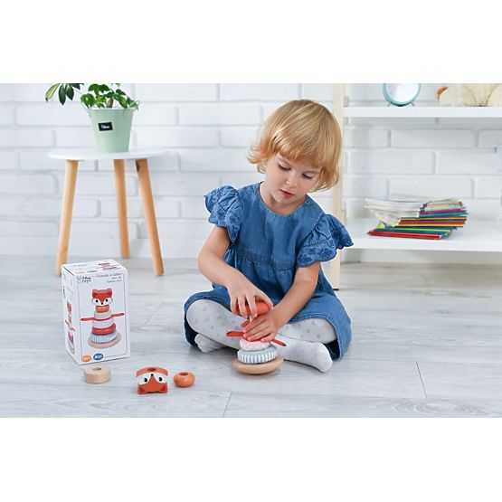 Zmyslová pyramída s líškou