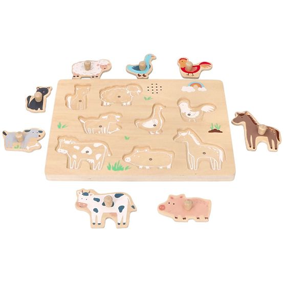 Zvukové puzzle - farma