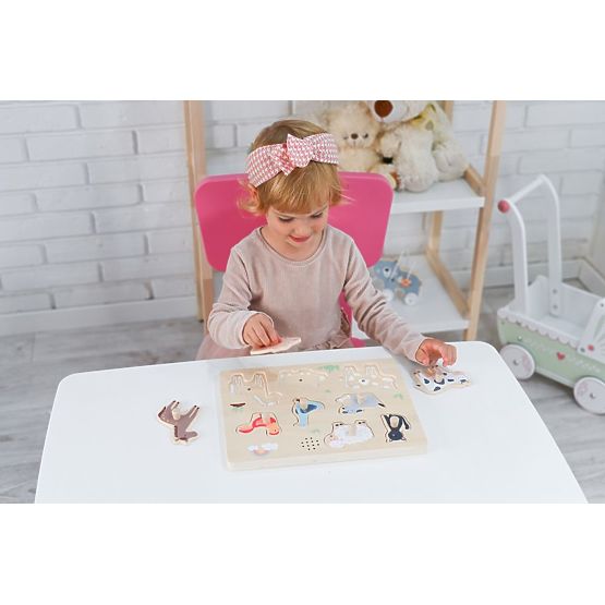 Zvukové puzzle - farma