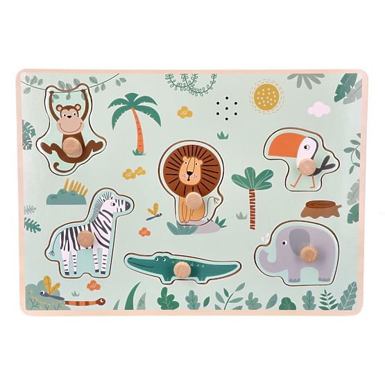 Zvukové puzzle - safari