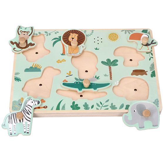 Zvukové puzzle - safari