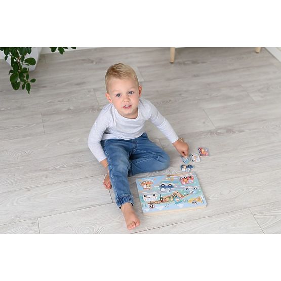 Zvukové puzzle Vozidlá