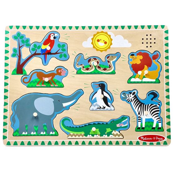 Zvukové puzzle - Zoo