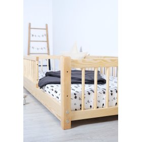 Detská nízka posteľ Montessori Ourbaby prírodná