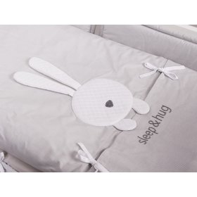 Detské 2-dielne obliečky sleep&hug - ružové