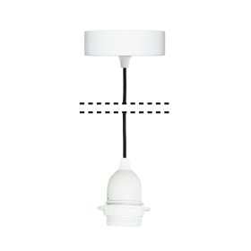 Závesný kábel s objímkou 55 cm, YoungDeco