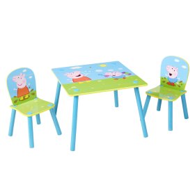 Detský stôl so stoličkami Peppa Pig