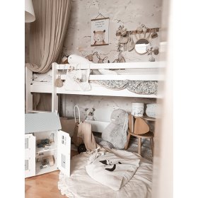 Detská vyvýšená posteľ Ourbaby Modo - biela
