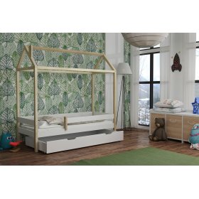 Detská posteľ domček Paul- skandi