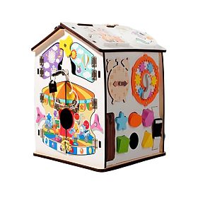 2Kids Toys Activity board Domček biely, 2Kids Toys