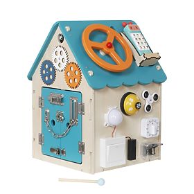 2Kids Toys Activity board Domček tyrkysový, 2Kids Toys