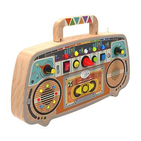 2Kids Toys Activity board Drevené FM rádio