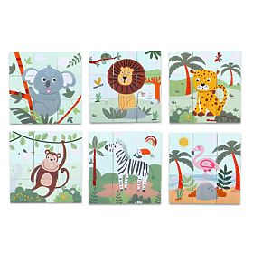 2Kids Toys Drevené kocky Safari, 2Kids Toys