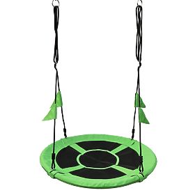 2Kids Toys Hojdačka Bocianie hniezdo s vlajkami zelené, 2Kids Toys