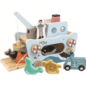 2Kids Toys Magnetická hračka Rybárska loď, 2Kids Toys
