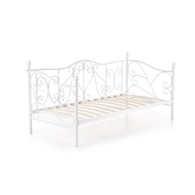 Detská kovová posteľ Sumatra 200x90 cm - biela