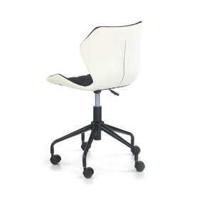 Študentská stolička Matrix - bielo-čierna