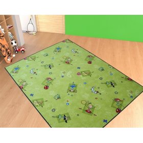 Detský koberec - baletky - zelený, Podlasiak