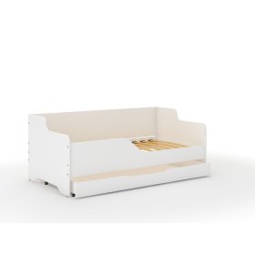 Detská posteľ s chrbtom LILU 160 x 80 cm - ZOO