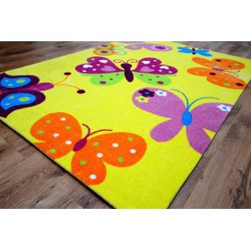 Detský koberec - leto - žltý, Podlasiak