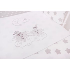 3-dílné obliečky do postieľky - Silver Star, Gluck Baby