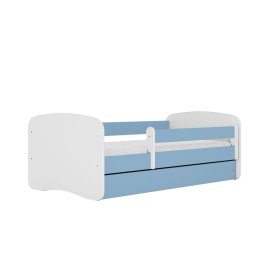 Detská posteľ so zábranou Ourbaby - modro-biela