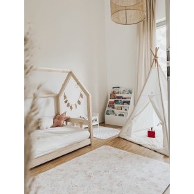 Detská posteľ domček so zábranou Mila Classic