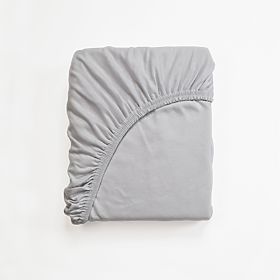 Bavlnená prestieradlo 160x90 cm - šedá