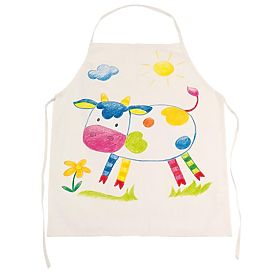 Bavlnená zástera - maľovanie na textil