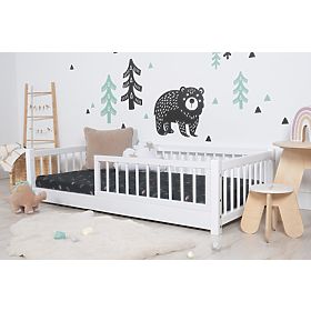 Bazar - Detská nízka posteľ Montessori Ourbaby - biela, Ourbaby®