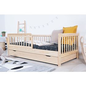 Bazar - Detská posteľ so zábranou TEDDY - prírodná, Ourbaby®