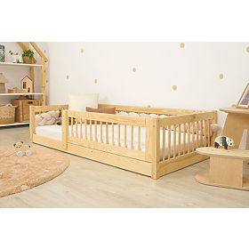 Bazar - Nízka posteľ pre deti Montessori Ourbaby Plus - prírodná