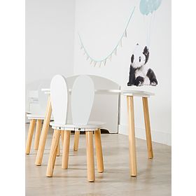 Bazar - Ourbaby - Detský stolček a stoličky s králičími uškami, SENDA