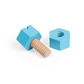 Bigjigs Prepravka matíc a skrutiek, Bigjigs Toys