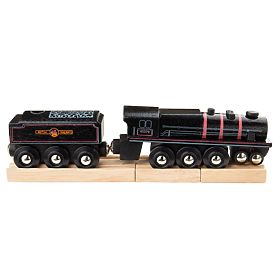 Bigjigs Rail Drevená replika lokomotívy Black 5 engine