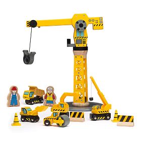 Bigjigs Rail Žeriav a stavebné stroje
