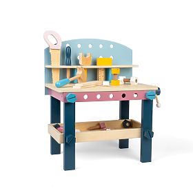 Bigjigs Toys Detský pracovný stôl s náradím, Bigjigs Toys